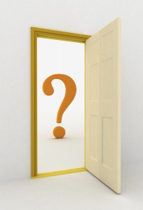 Open door, question